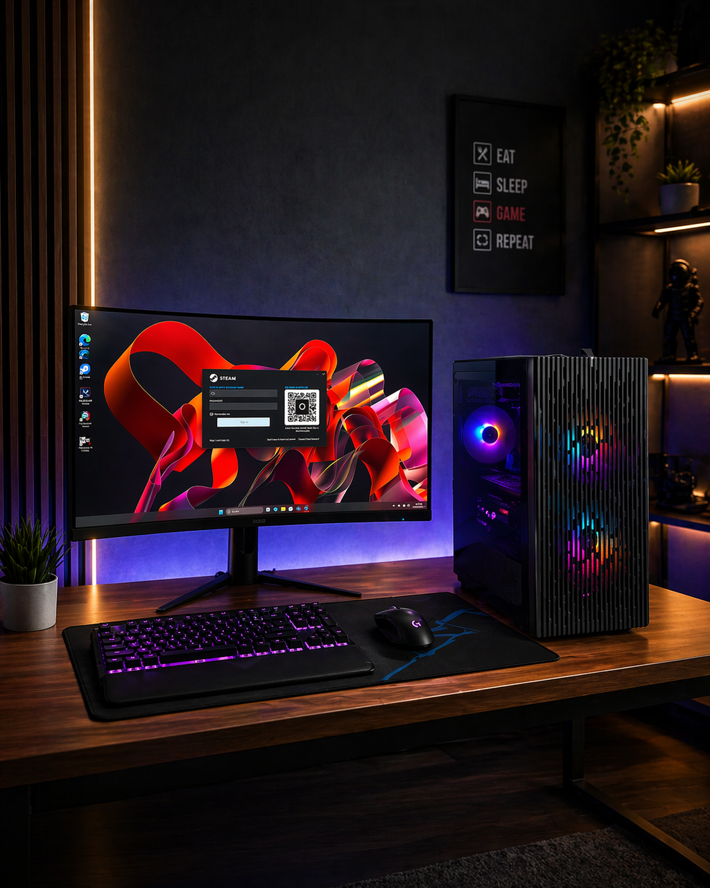 RTX 2070 |Ryzen 5-5500|16GB |1TB SSD Gaming PC