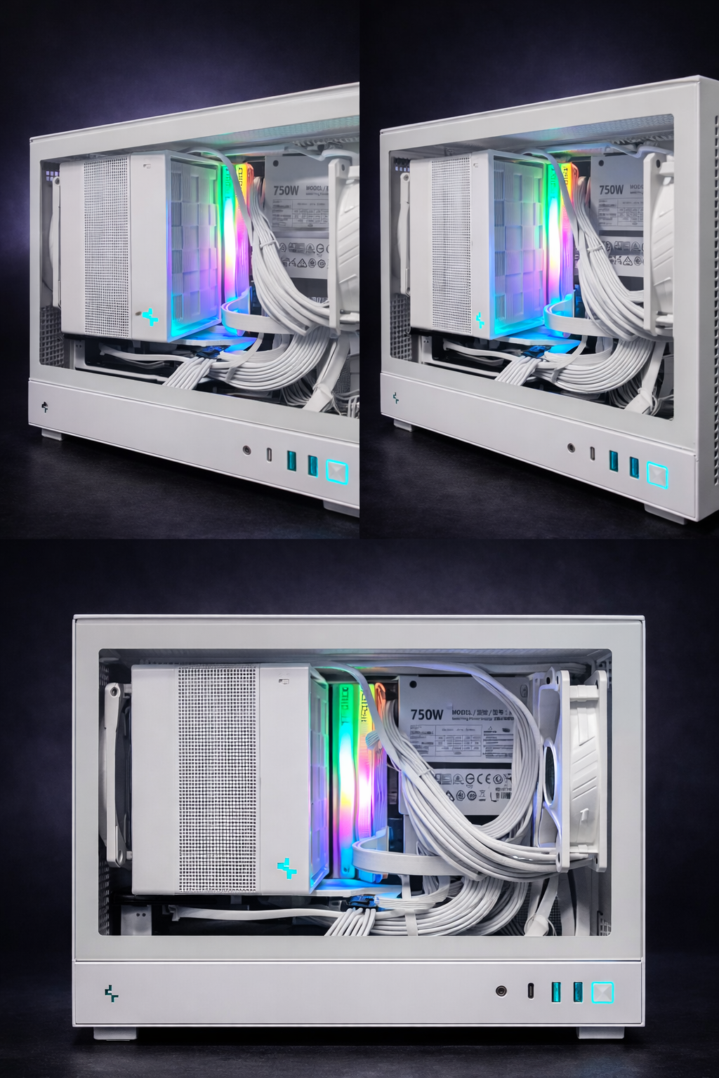 RTX 4060 White Gaming PC 🔥 Ryzen 7 5700X3D | 16GB RGB | Mini ITX Beast