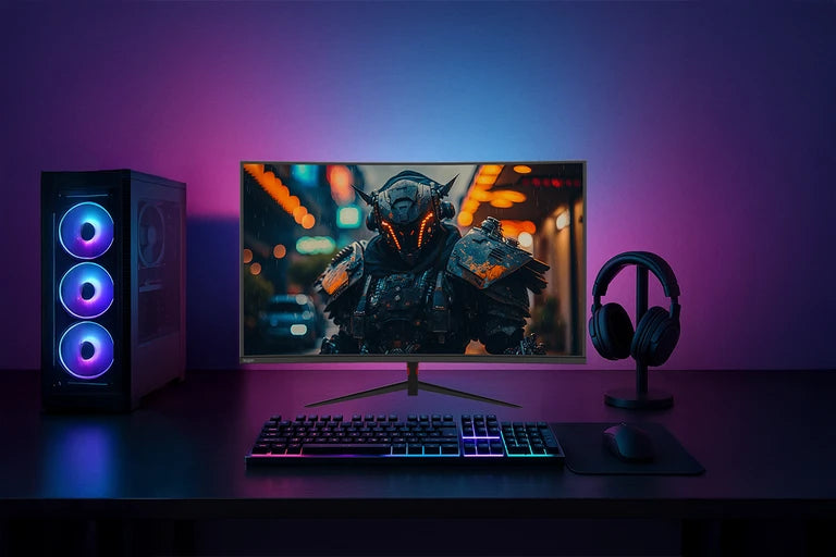 Kogan 27" Curved Full HD 180Hz 1ms FreeSync Gaming Monitor (1920 x 1080)