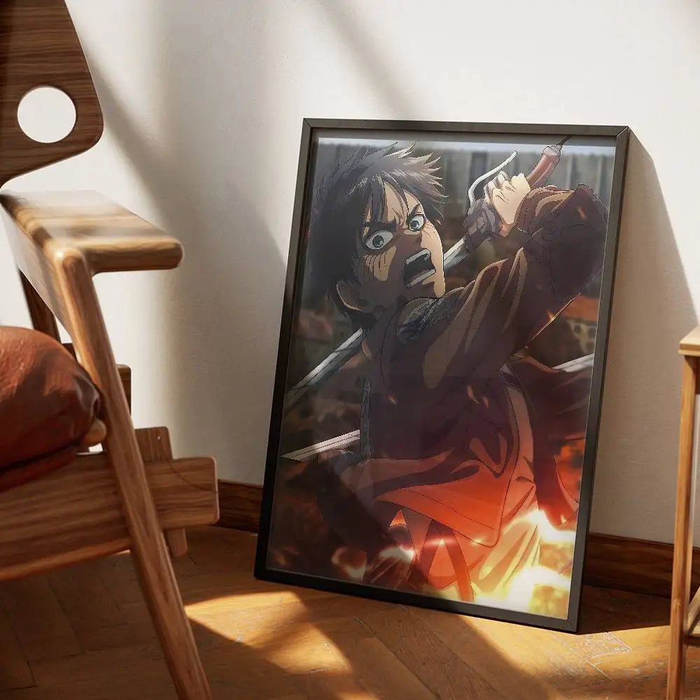 ATTACK-ON-TITAN-ARMORED Poster Wall Art Print Poster Decorative Mural Modern Home Decor Birthday Gift Unframed Garage Room