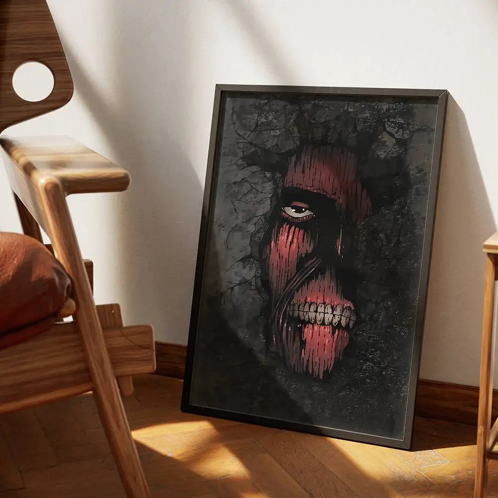 ATTACK-ON-TITAN-ARMORED Poster Wall Art Print Poster Decorative Mural Modern Home Decor Birthday Gift Unframed Garage Room
