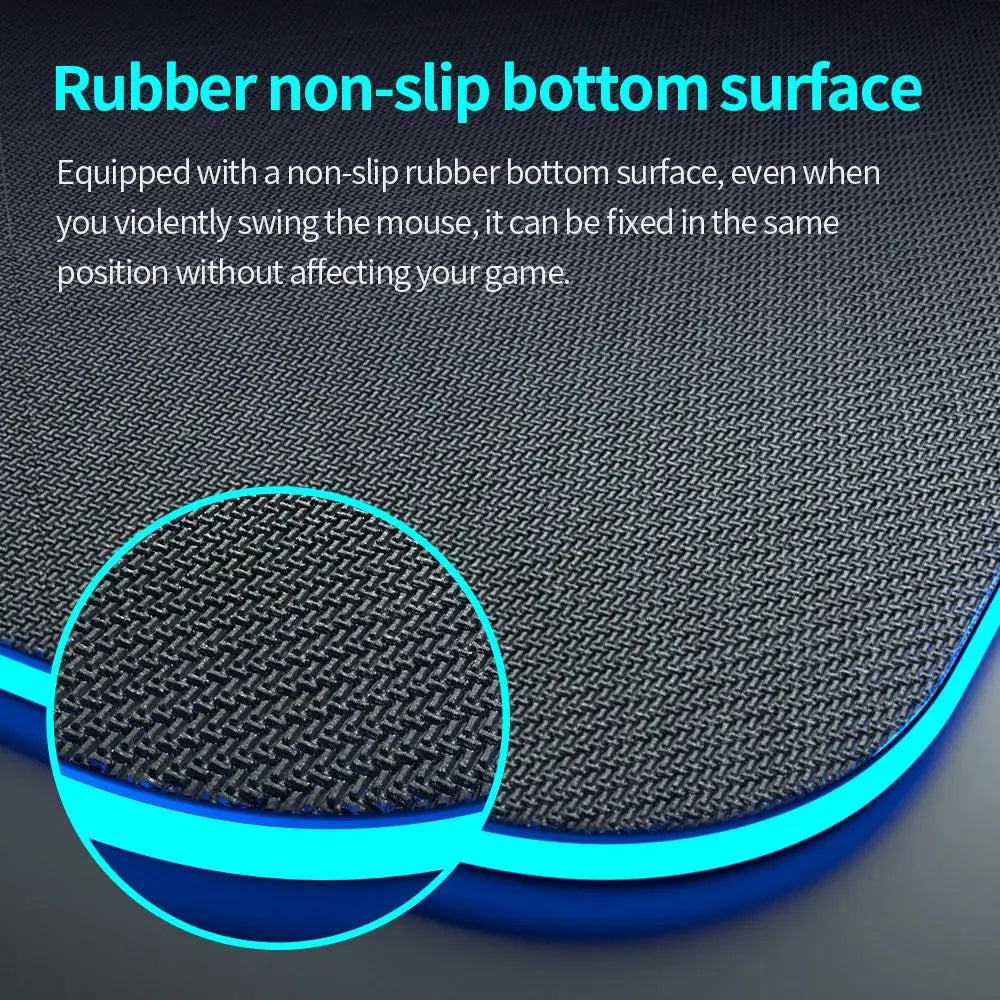 Dragon RGB Gaming Mouse Pad with Wrist Rest & Wireless Charging